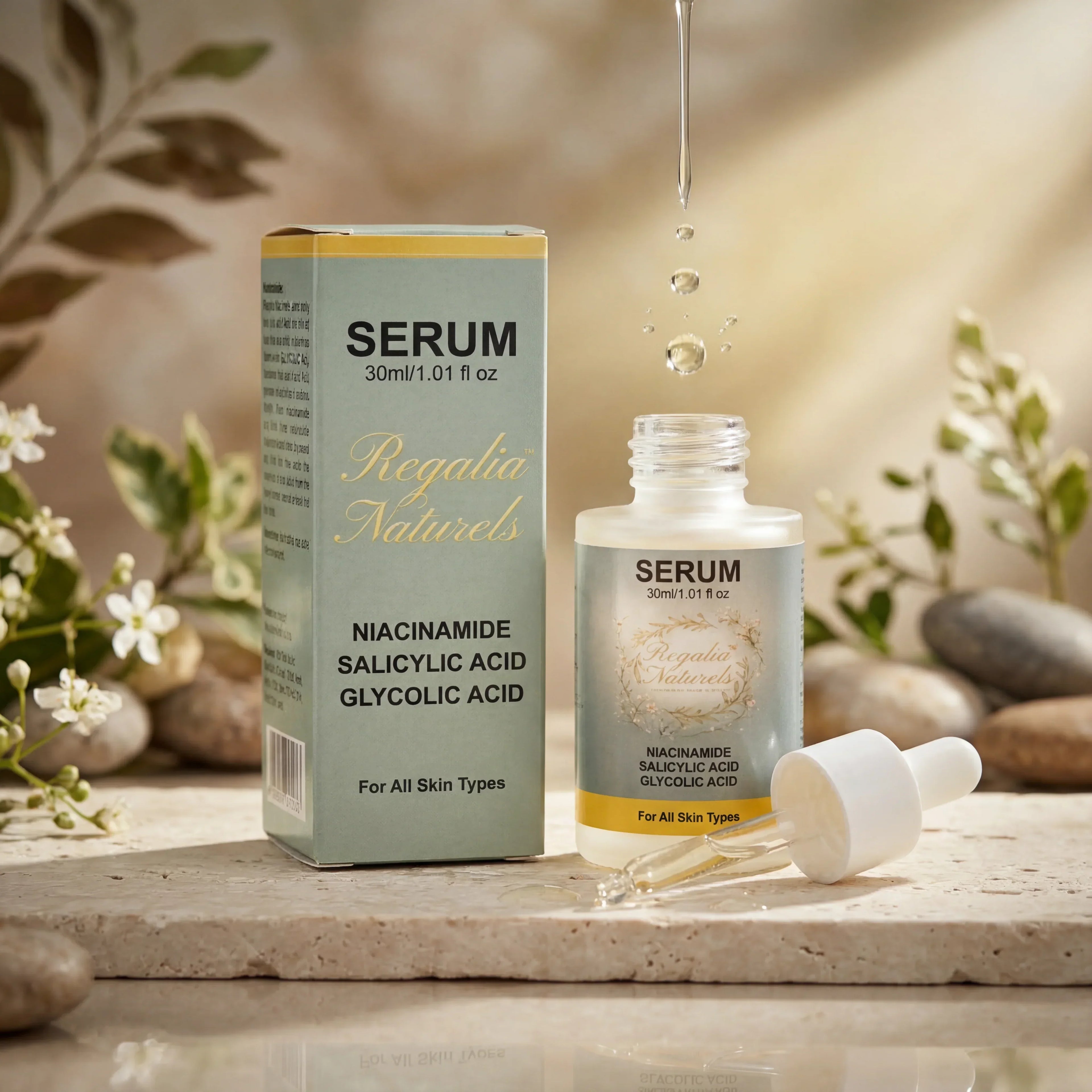 Niacinamide + Salicylic Acid + Glycolic Acid Face Serum 30ml